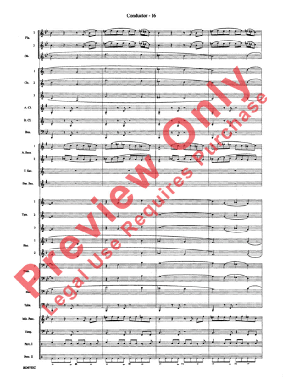 The Maelstrom The Maelstrom Concert Band scores gallery preview page 19