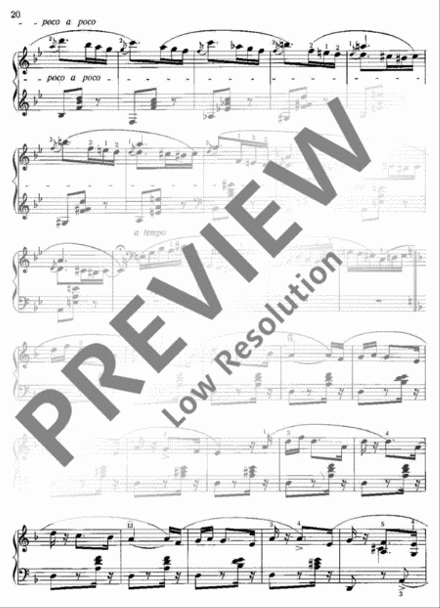 Selected Piano Works Piano Solo scores gallery preview page 21