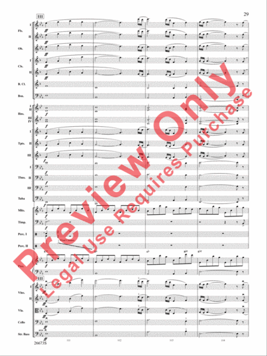 Superman Returns, Concert Selections from Full Orchestra scores gallery preview page 30