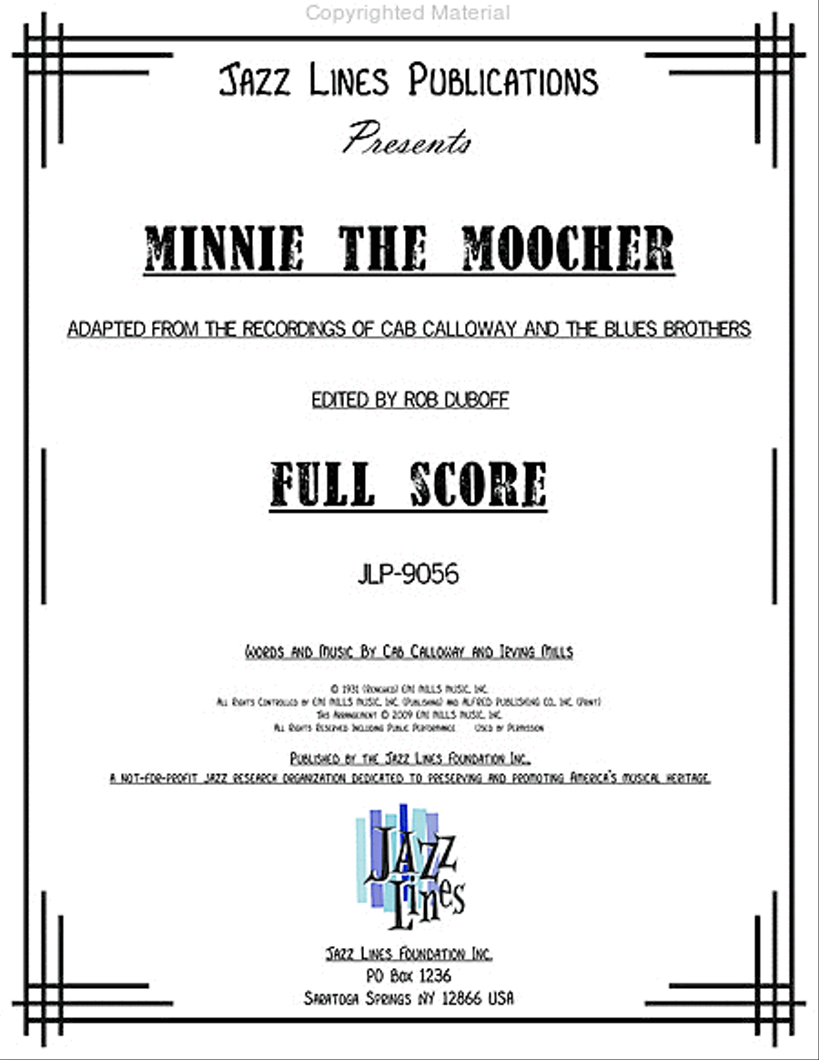 Minnie The Moocher Big Band scores gallery preview page 2