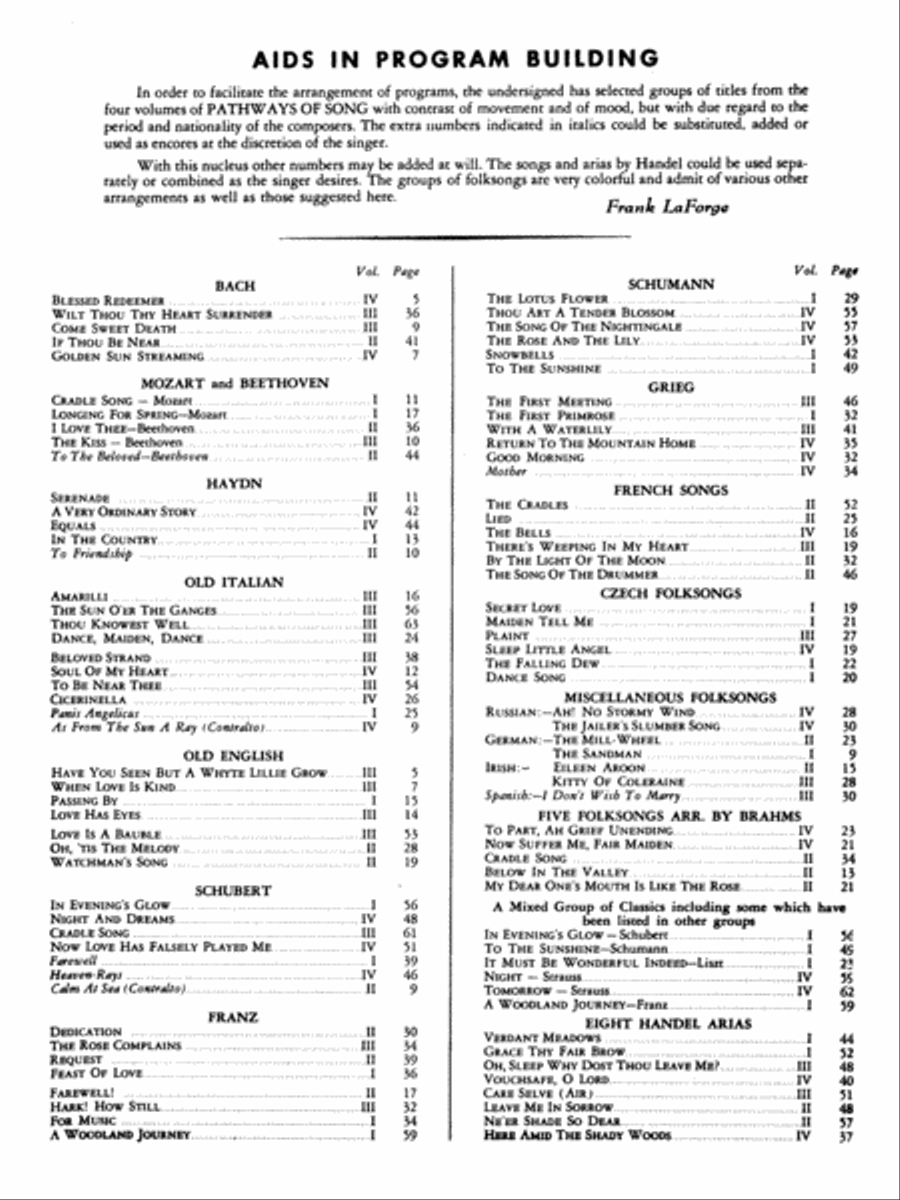 Pathways of Song, Volume 2 image number null