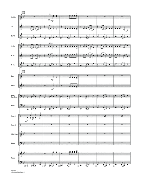 All About That Bass - Conductor Score (Full Score)