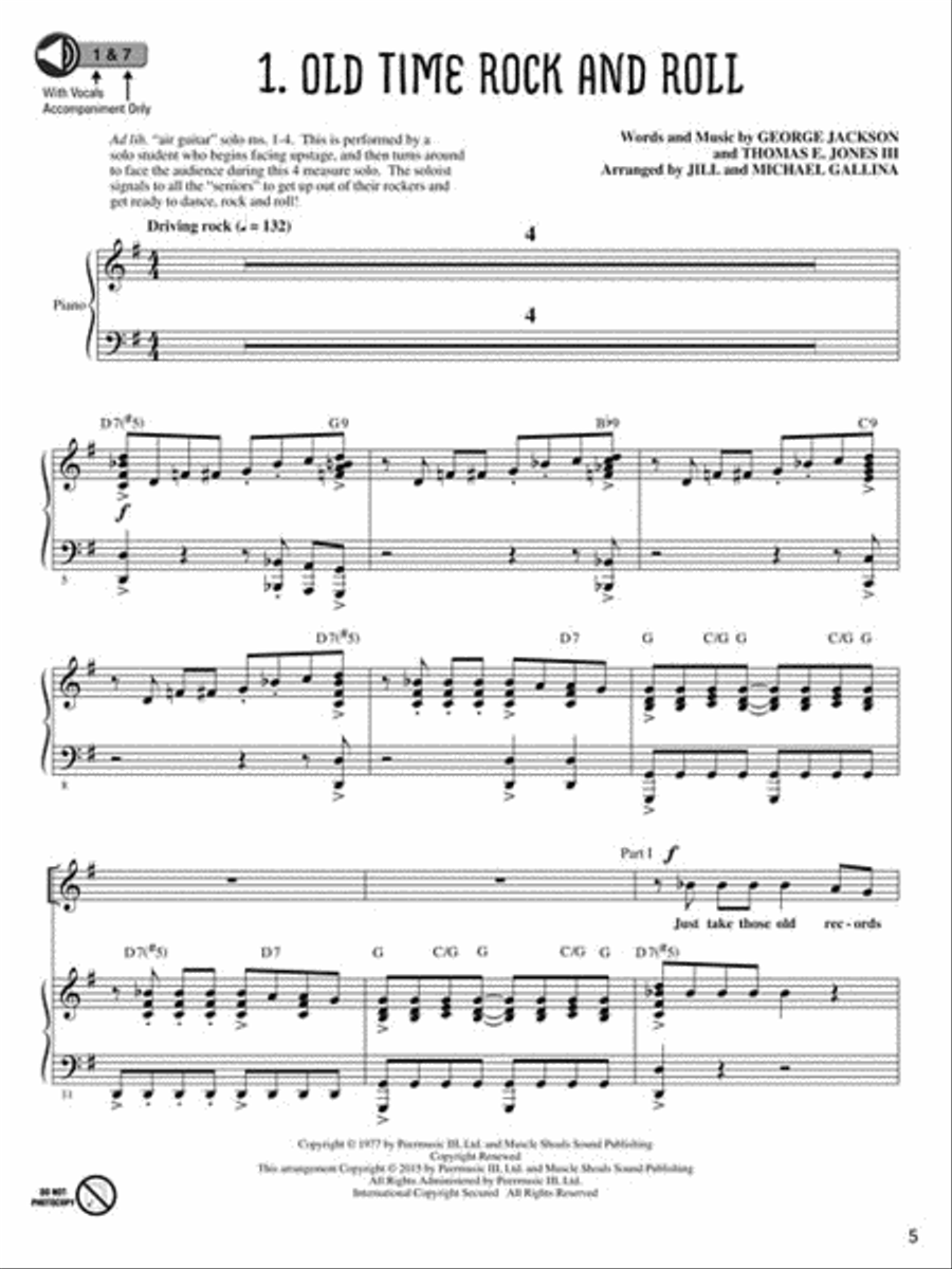 Off Their Rockers Off Their Rockers Choir scores gallery preview page 2