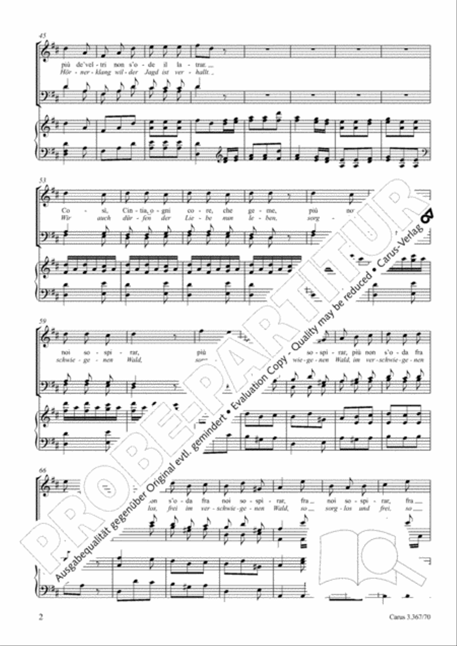 Piu la belva nel bosco non freme STB scores gallery preview page 3