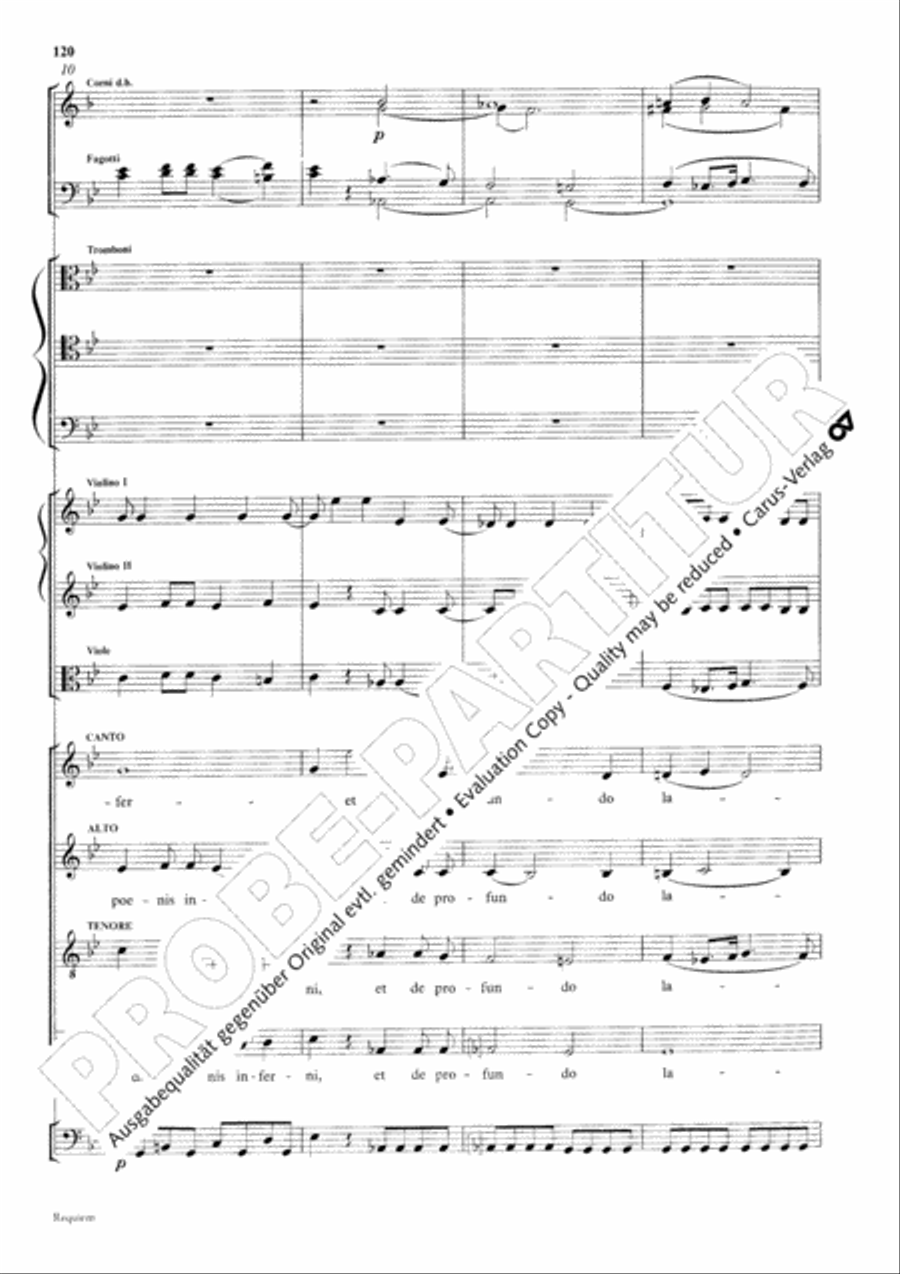 Requiem 4-Part scores gallery preview page 127