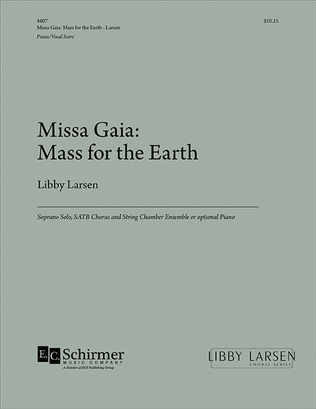 Book cover for Missa Gaia: Mass for the Earth