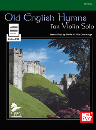 Book cover for Old English Hymns for Violin Solo