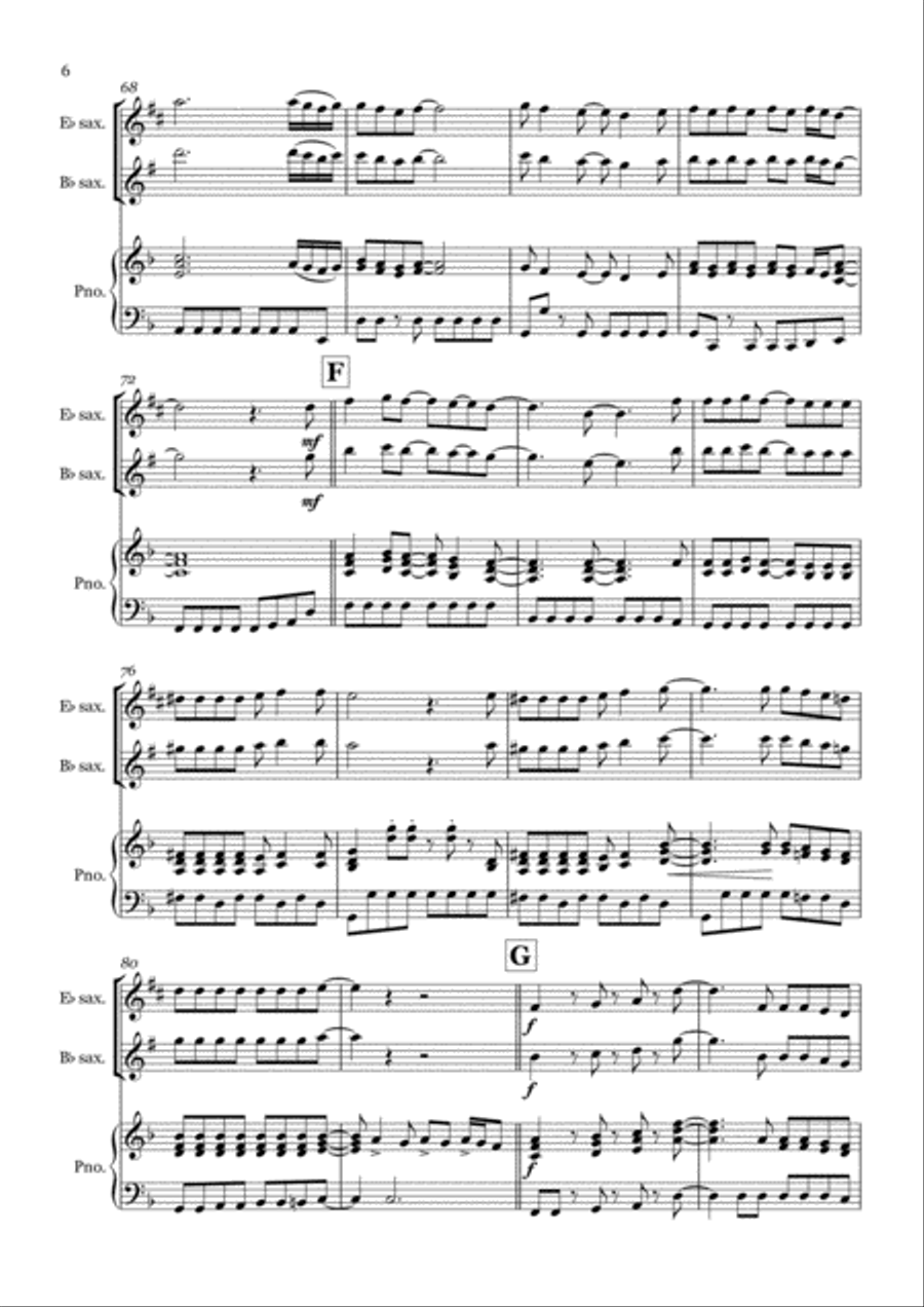 Don't Stop Me Now Small Ensemble scores gallery preview page 6