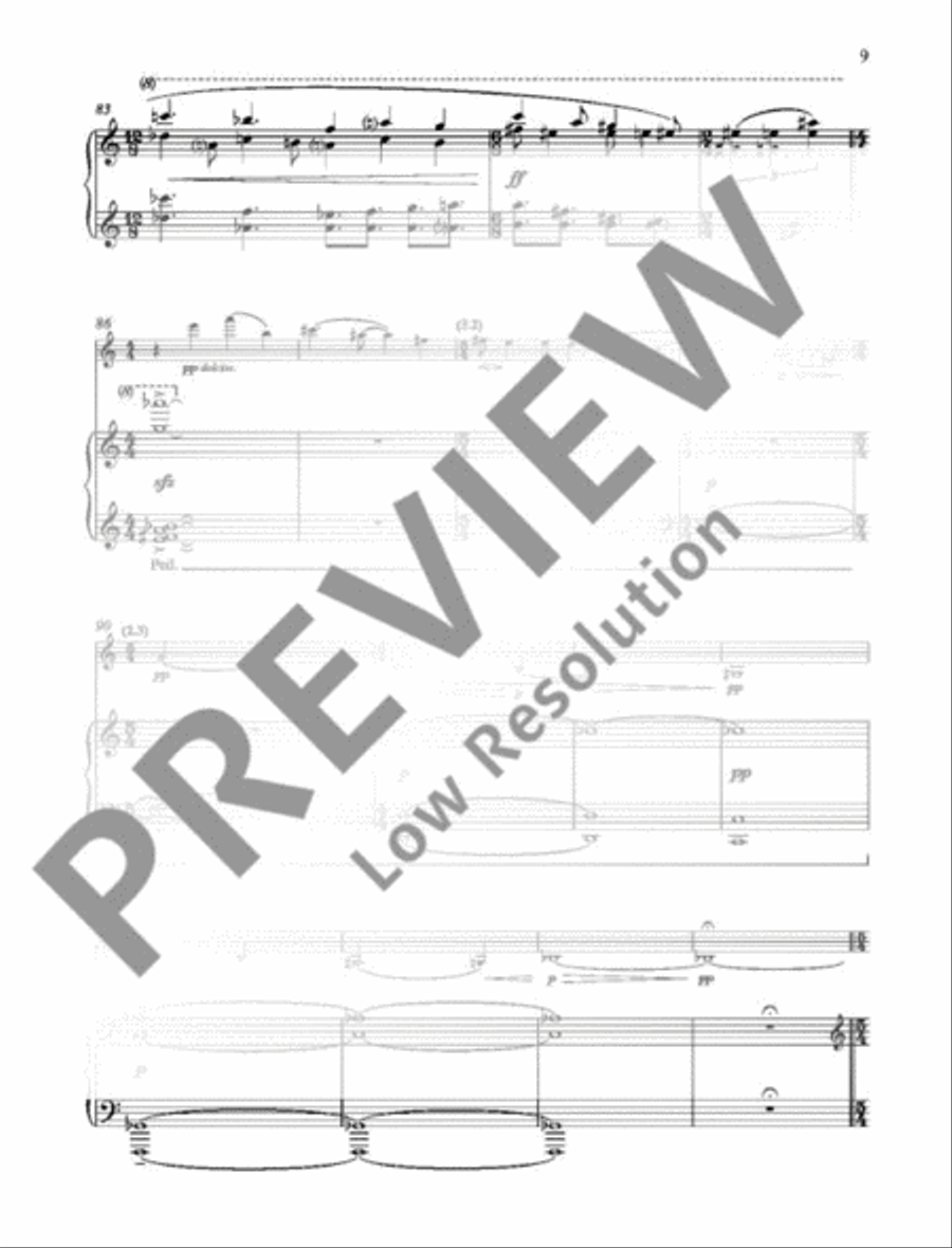 Sonata Violin Solo scores gallery preview page 12