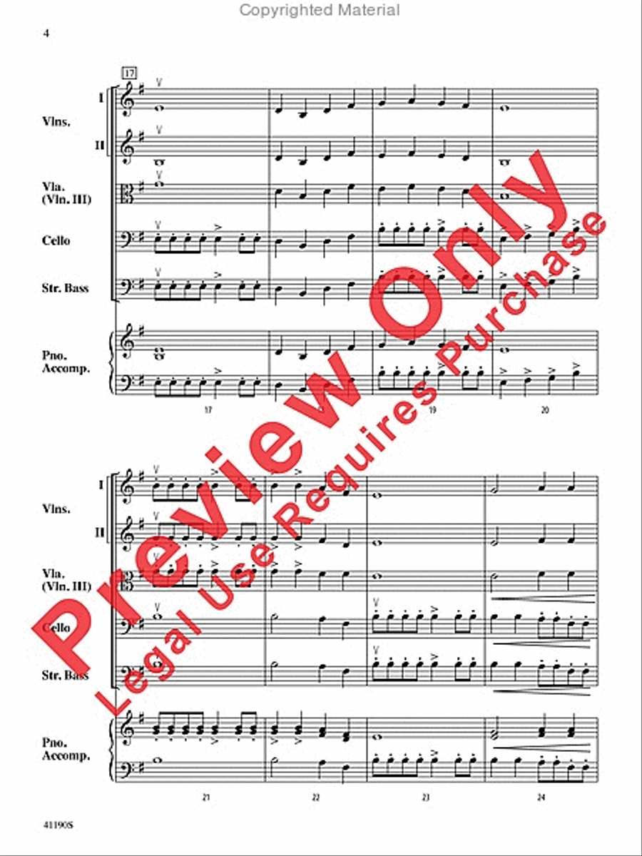 Fire Dragon Mountain Fire Dragon Mountain String Orchestra scores gallery preview page 4