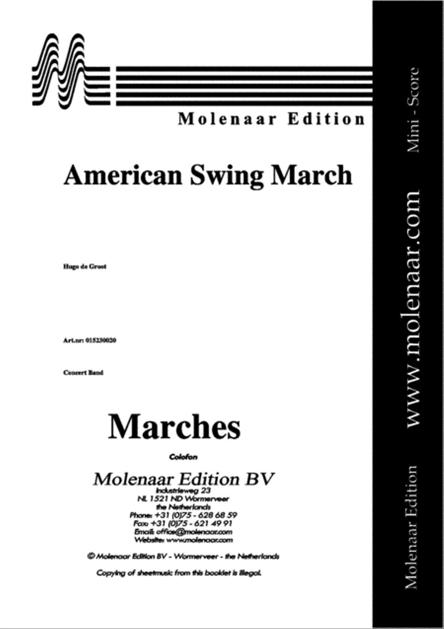American Swing March Concert Band scores gallery preview page 2