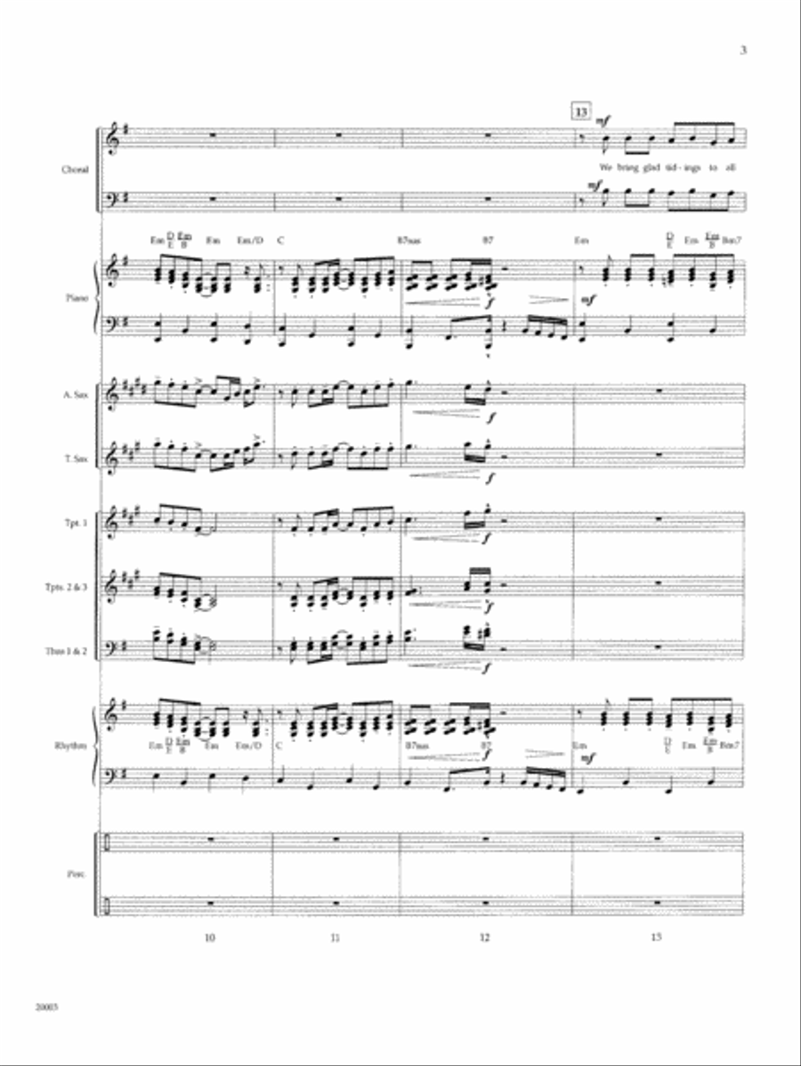 Glad Tidings of Joy Choir scores gallery preview page 6