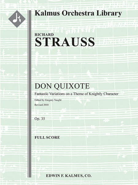 Don Quixote for Cello and Orchestra, Op. 35