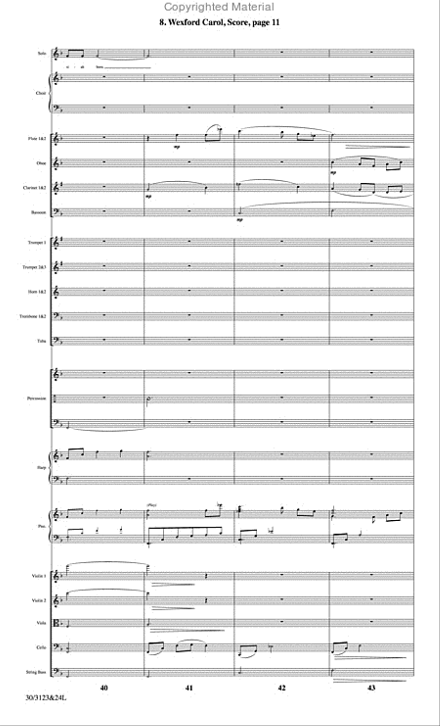 The Christmas Story - Set of Parts Choir scores gallery preview page 79