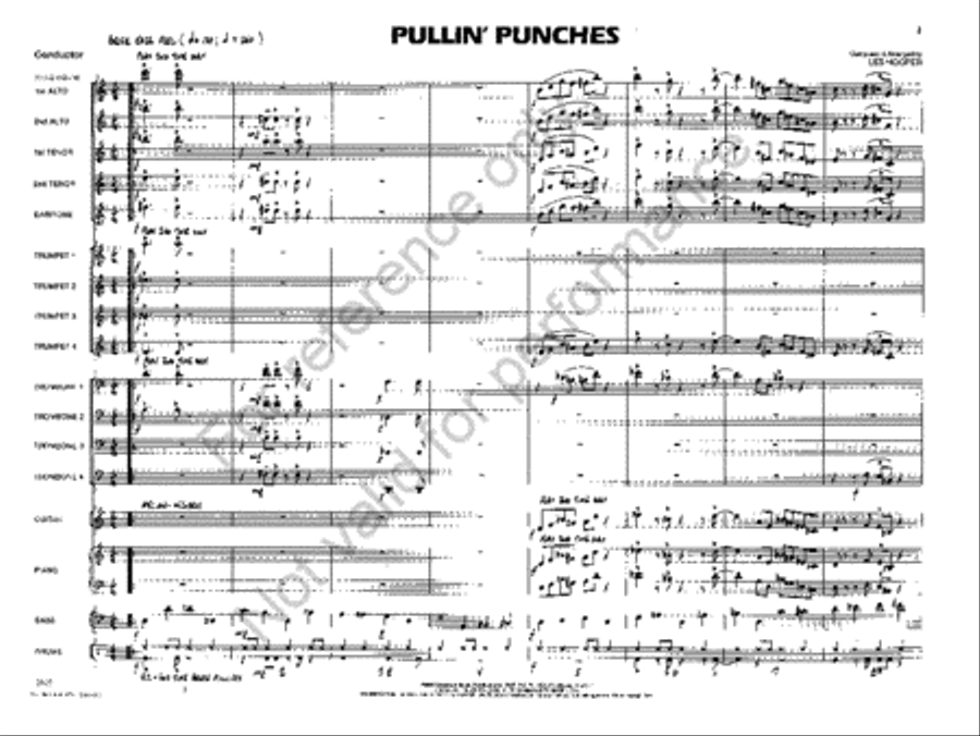 Pulling Punches Jazz Ensemble scores gallery preview page 2