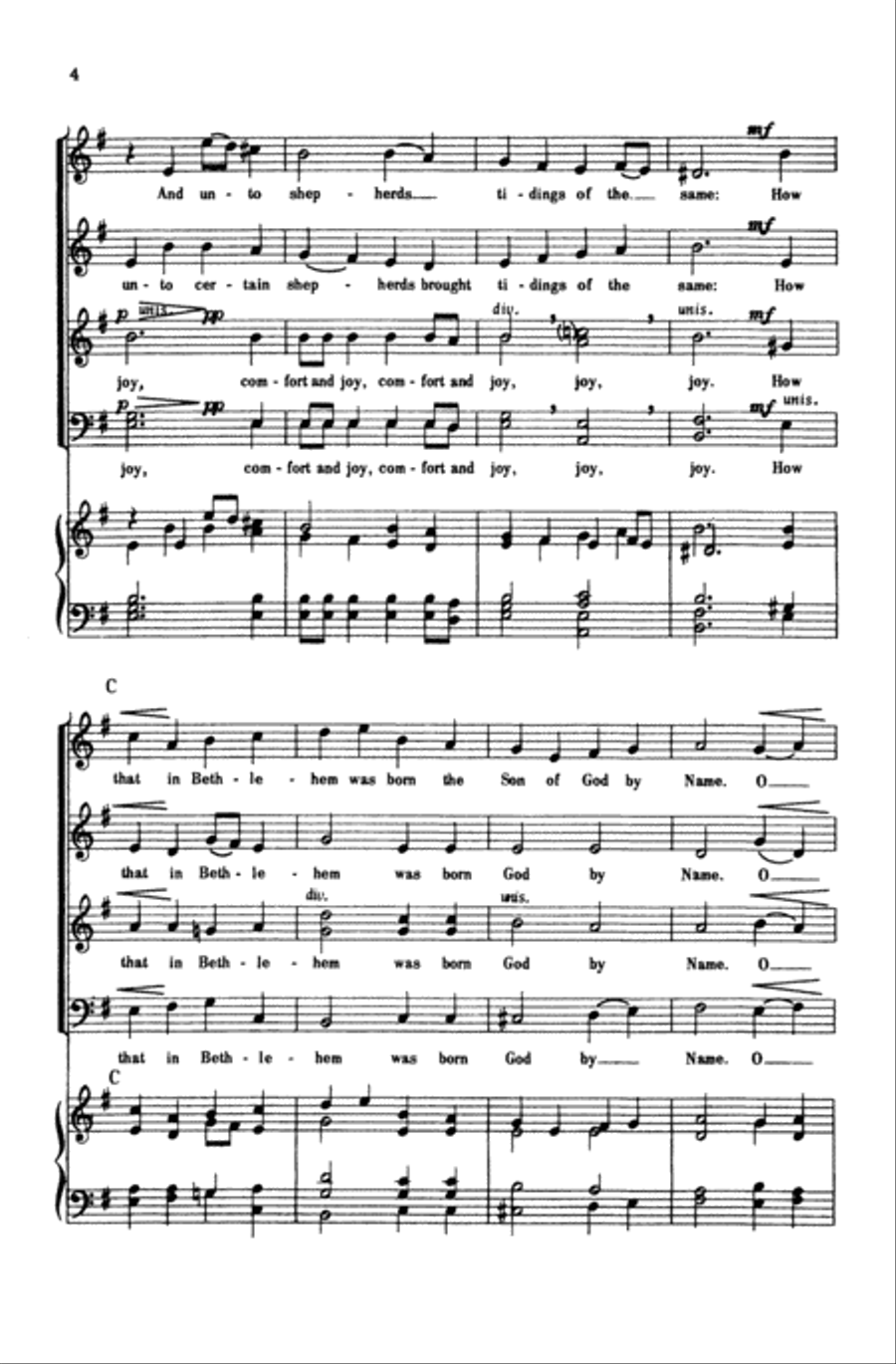 God Rest Ye Merry, Gentlemen Choir scores gallery preview page 3