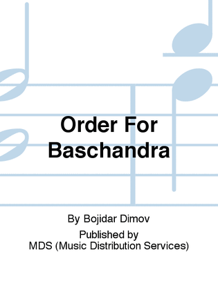 Order for Baschandra