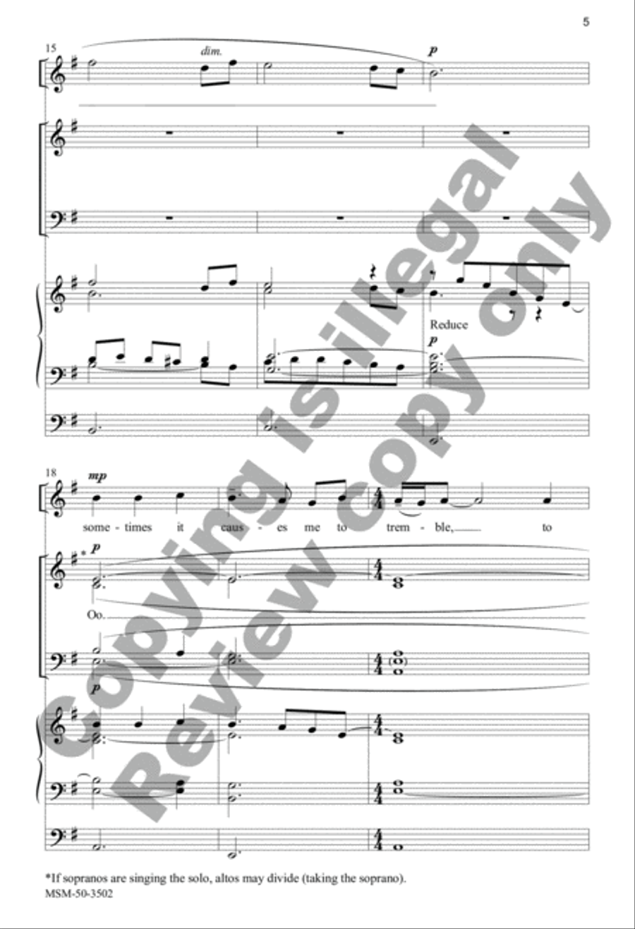 Were You There? 4-Part scores gallery preview page 5