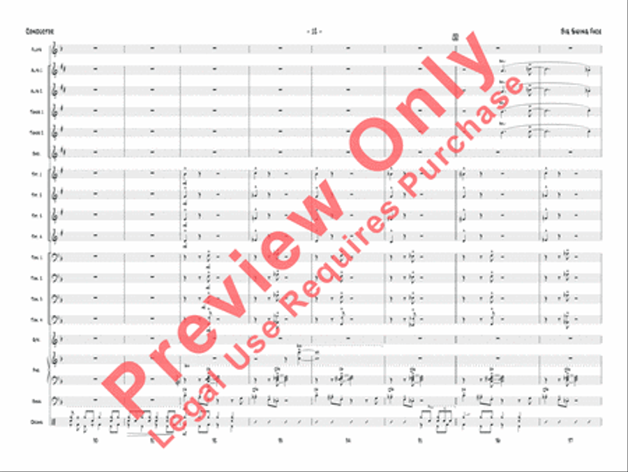 Big Swing Face Jazz Ensemble scores gallery preview page 15