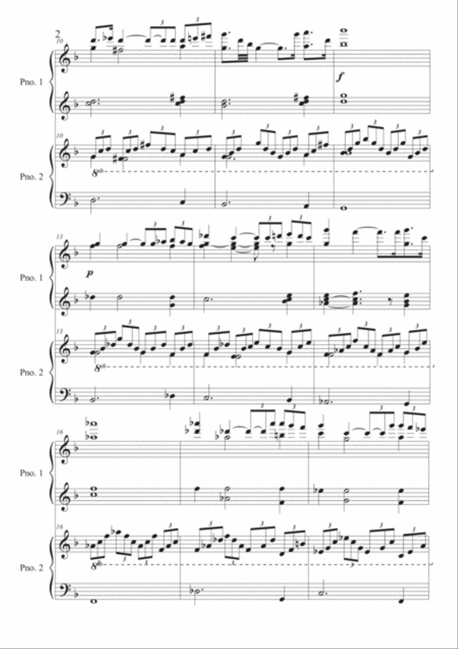 06_Quatre Mains - Lake Trip Piano scores gallery preview page 2