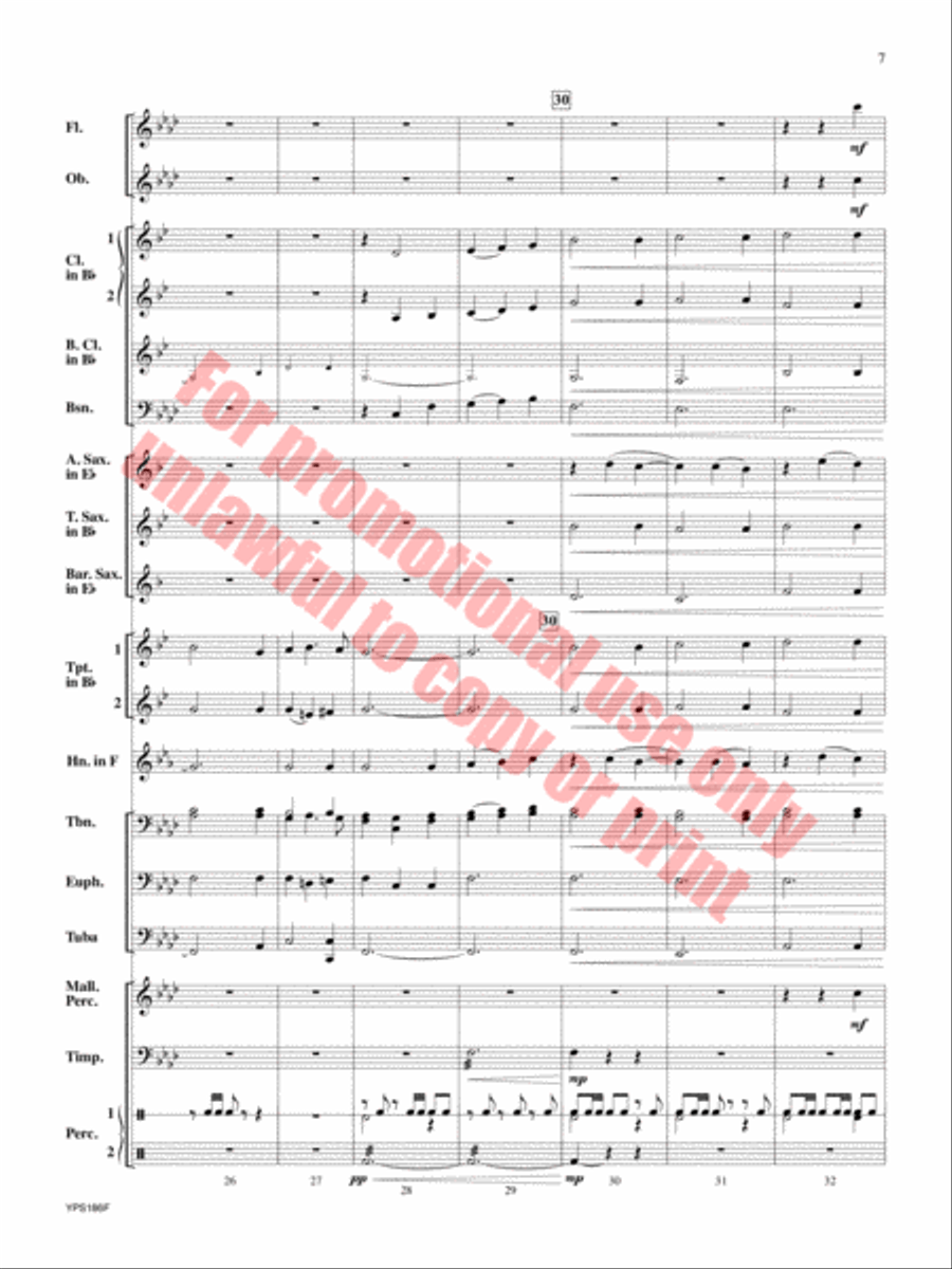 Renaissance Canzona Concert Band scores gallery preview page 8