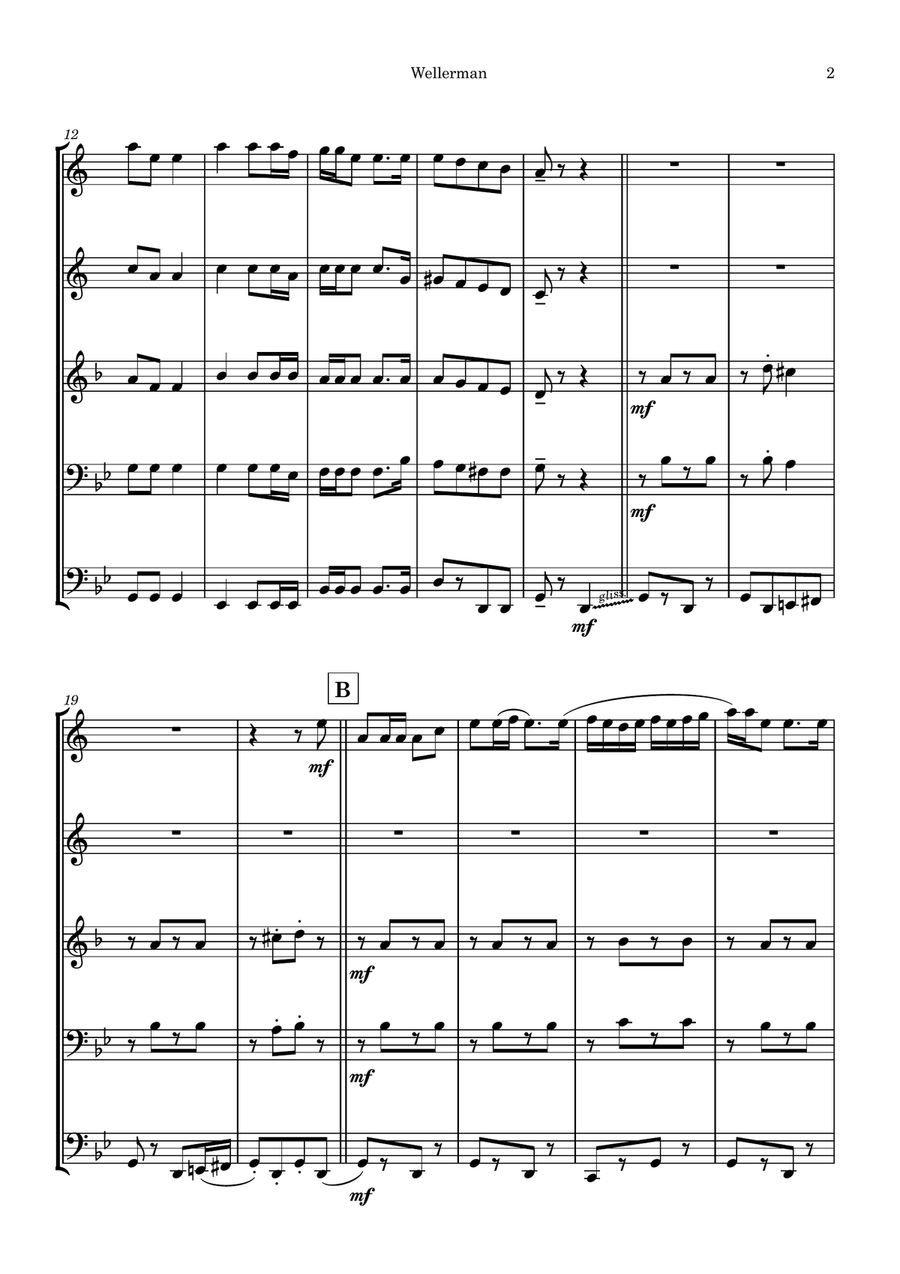 Sea Songs Sea Songs Brass Ensemble scores gallery preview page 3