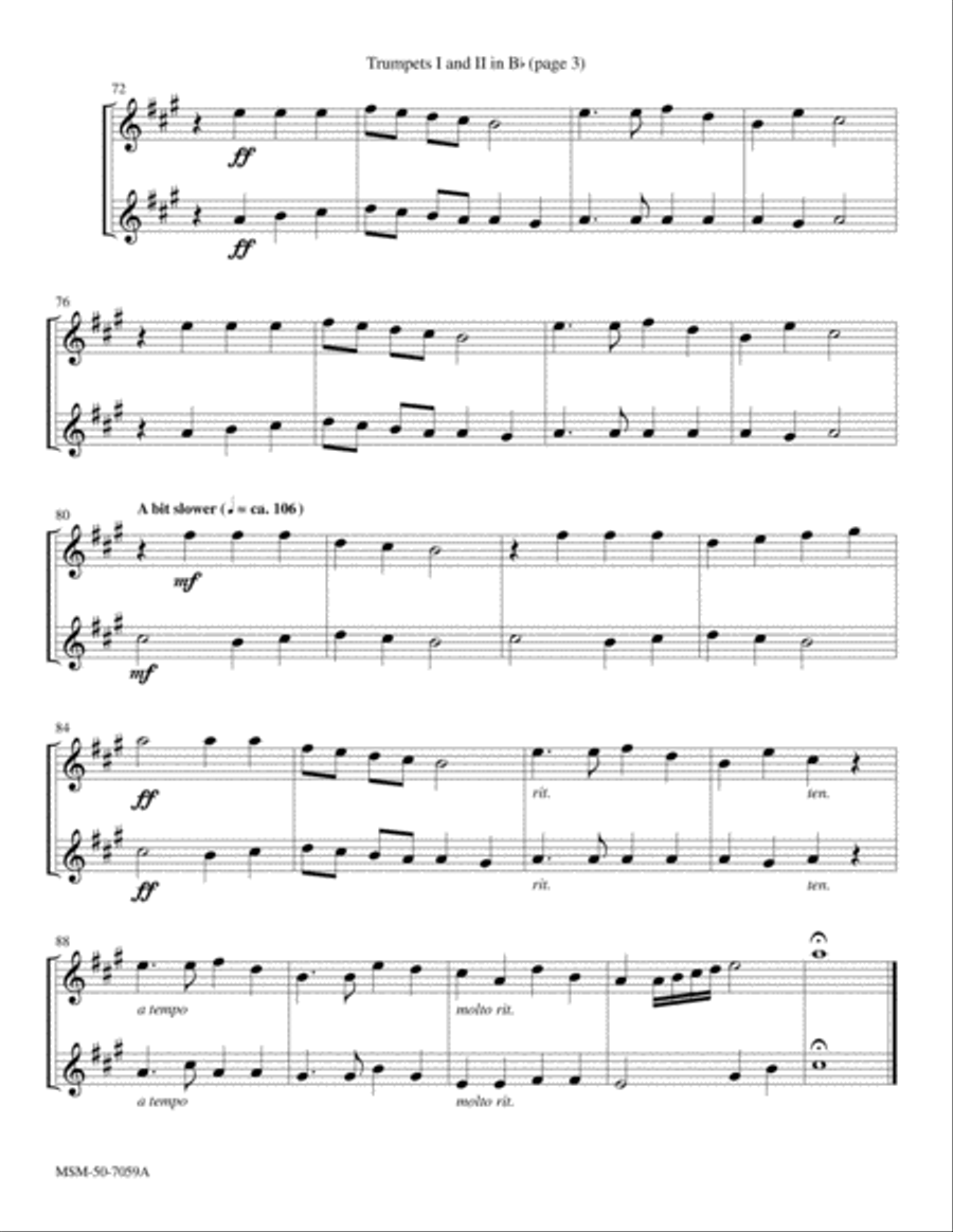 Come, Christians, Join to Sing Choir scores gallery preview page 4