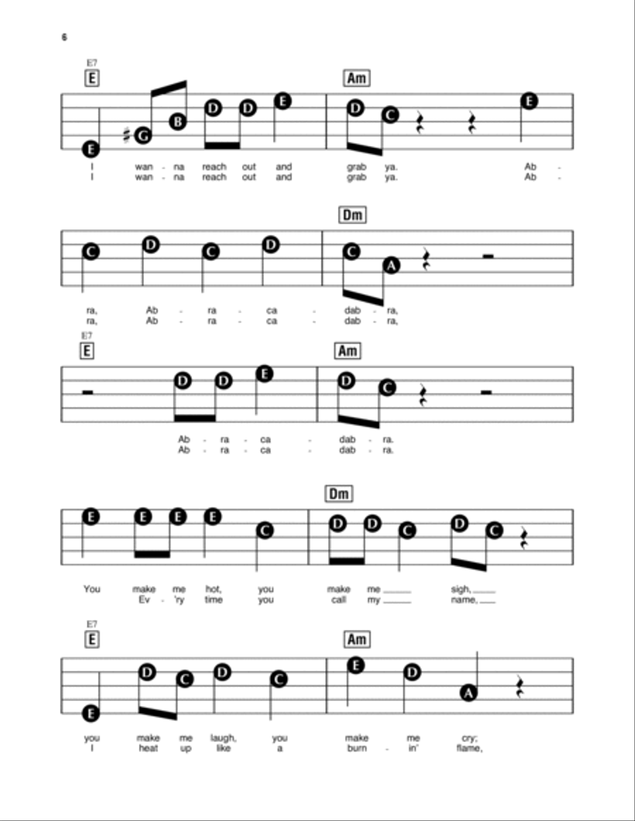 Abracadabra Electronic Keyboard scores gallery preview page 3