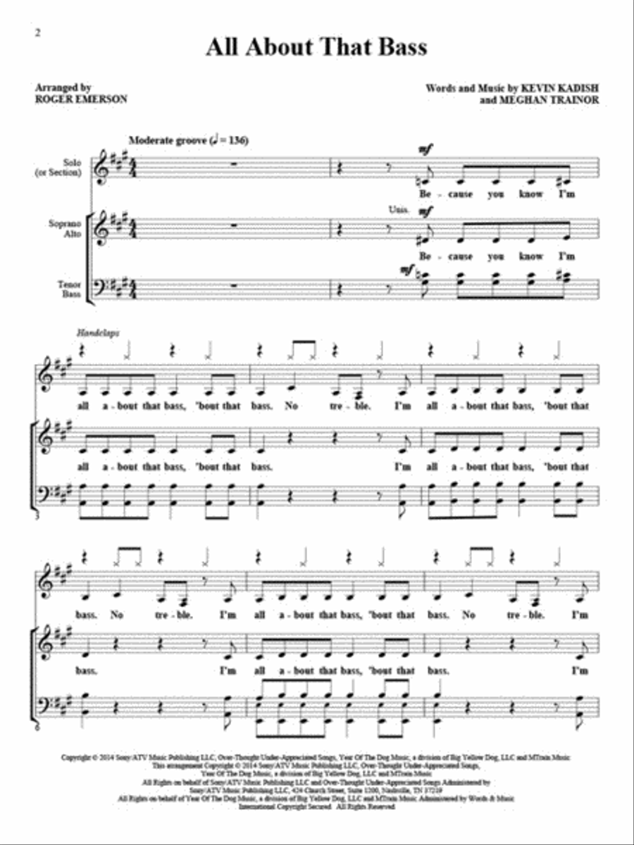Top Hits 4-Part scores gallery preview page 3
