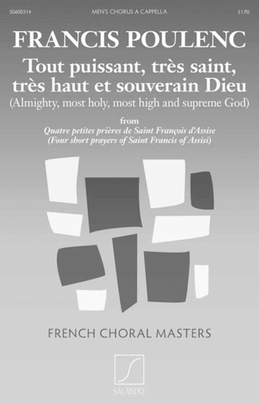 Tout puissant, très saint, trés haut et souverain Dieu 4-Part scores gallery preview page 1