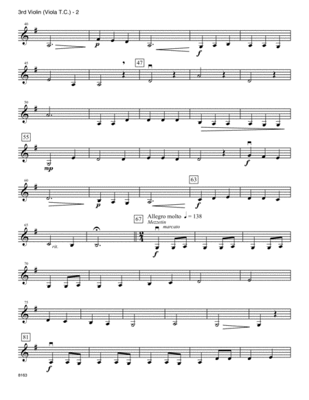 Baroque Suite - Violin 3 (Viola T.C.)