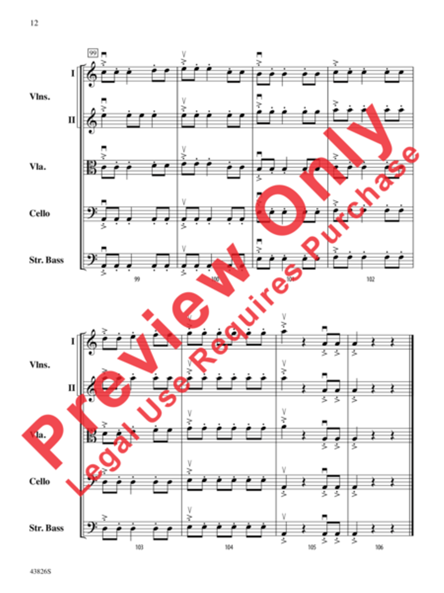 Iroquois Journey String Orchestra scores gallery preview page 13