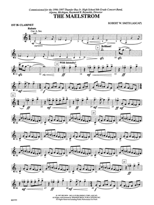 The Maelstrom: 1st B-flat Clarinet