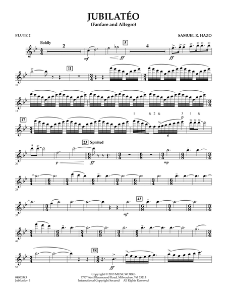 Jubilateo - Flute 2