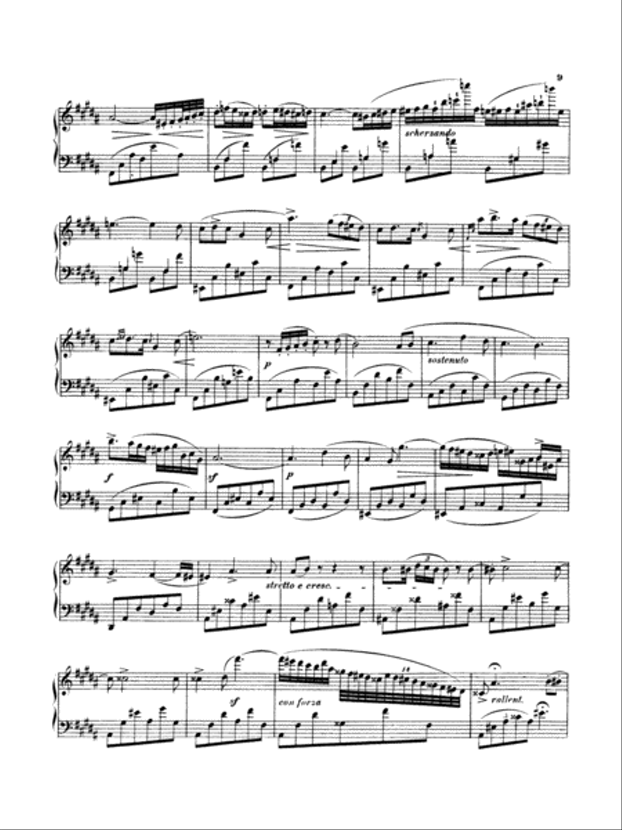 Chopin: Nocturne Op. 9, No. 3 (Ed. Franz Liszt) Piano Solo scores gallery preview page 2
