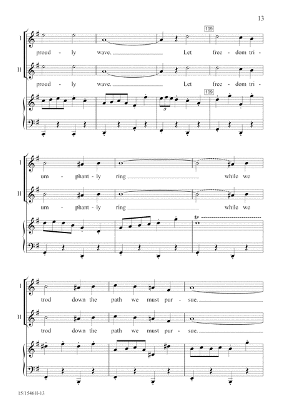 Stars and Stripes 2-Part scores gallery preview page 14