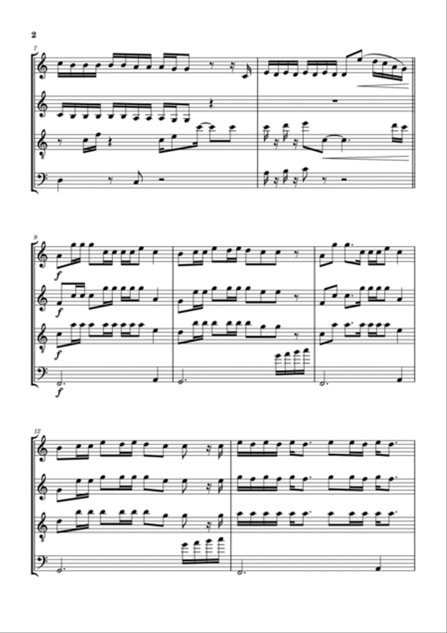 Loved By You Woodwind Quartet scores gallery preview page 3