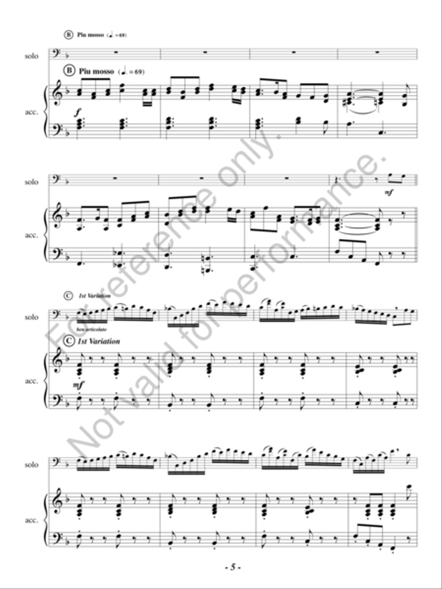 All Those Endearing Young Charms Euphonium scores gallery preview page 4