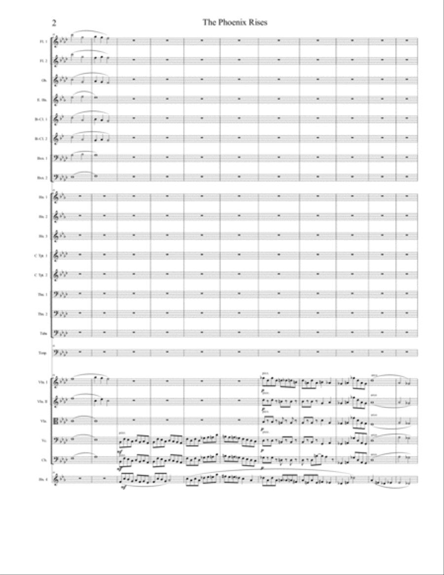 The Phoenix Rises Full Orchestra scores gallery preview page 3