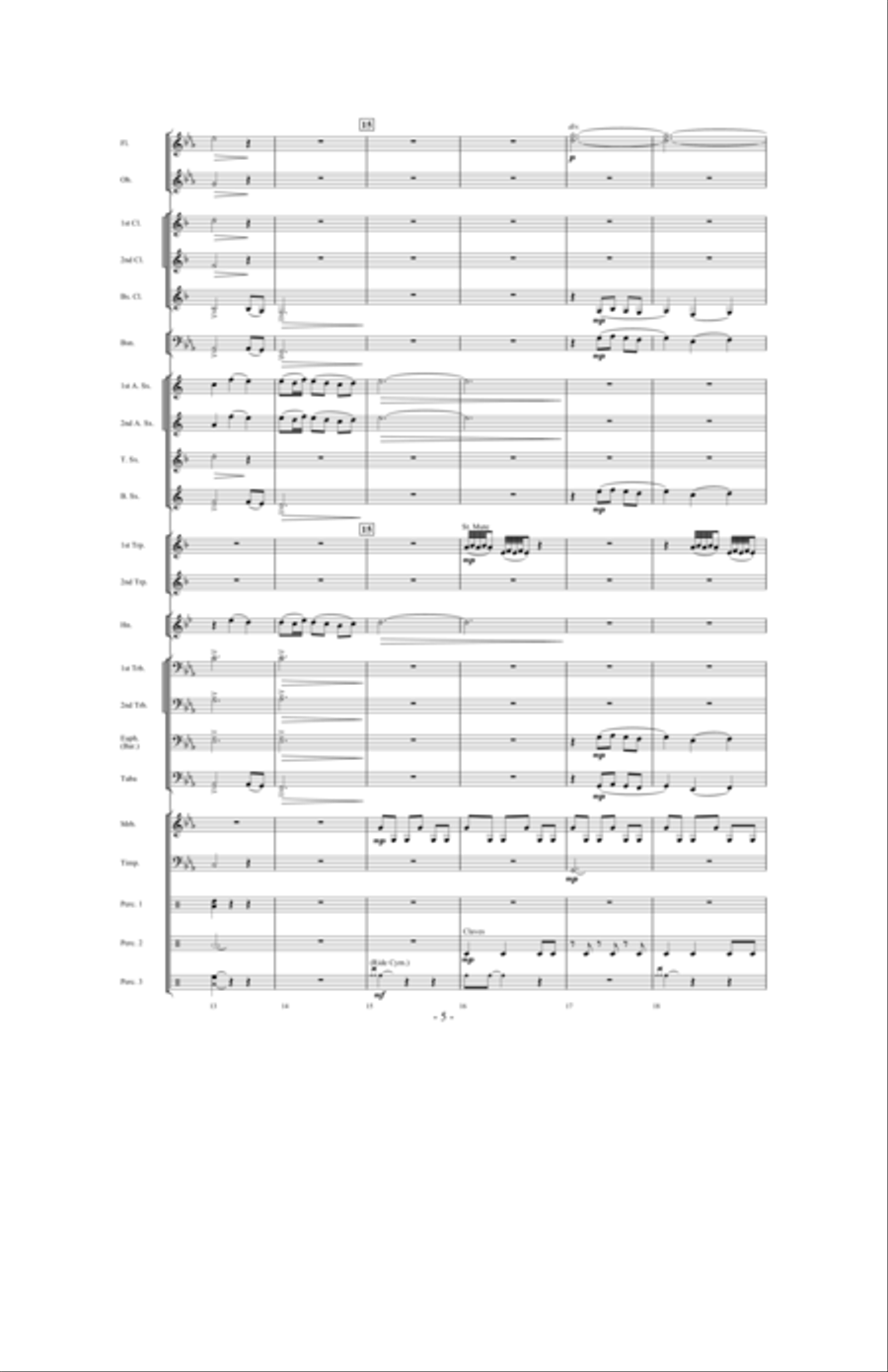 Invocation and African Dance Concert Band scores gallery preview page 4