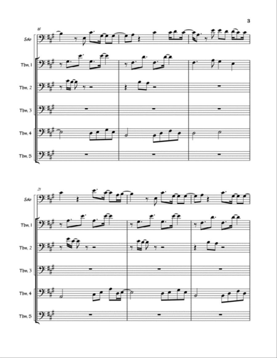 Little Wonders Brass Ensemble scores gallery preview page 3