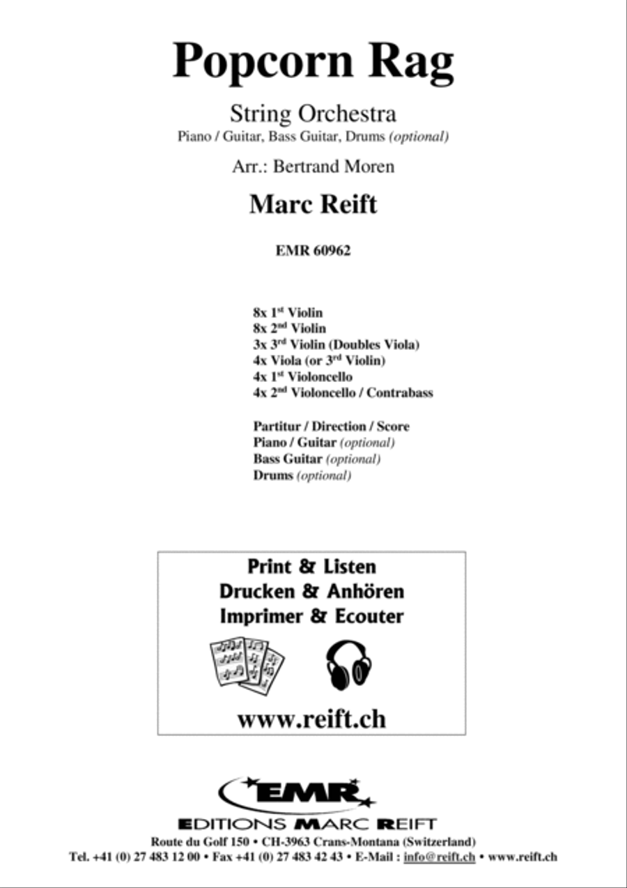 Popcorn Rag String Orchestra scores gallery preview page 2