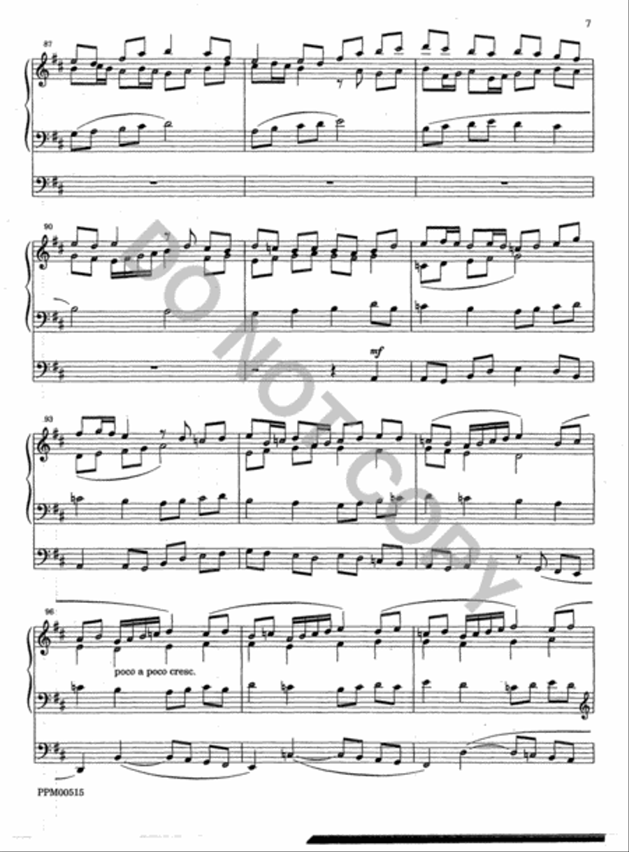 Partita on Wondrous Love Organ scores gallery preview page 8
