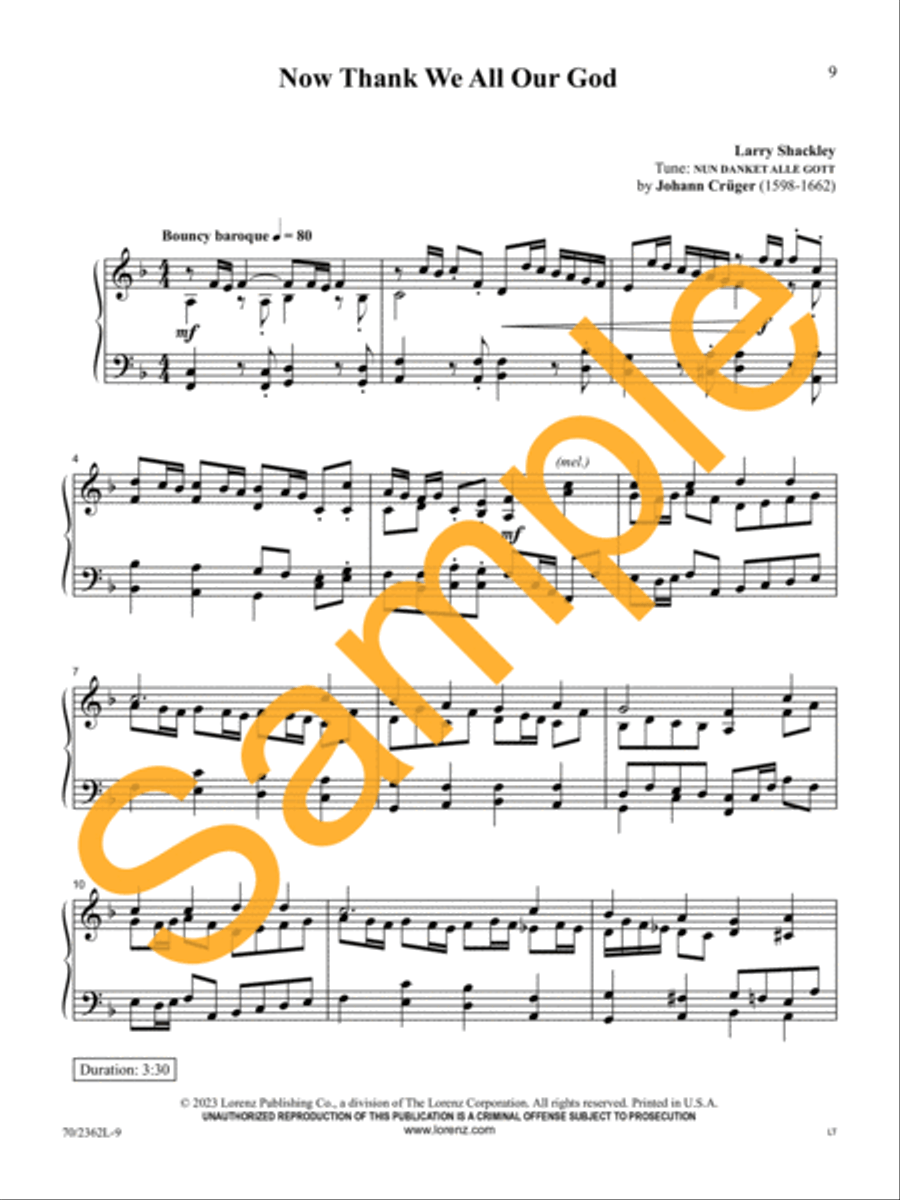 From Heaven Above Piano Solo scores gallery preview page 9