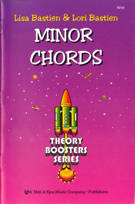 Book cover for Bastien Theory Boosters: Minor Chords