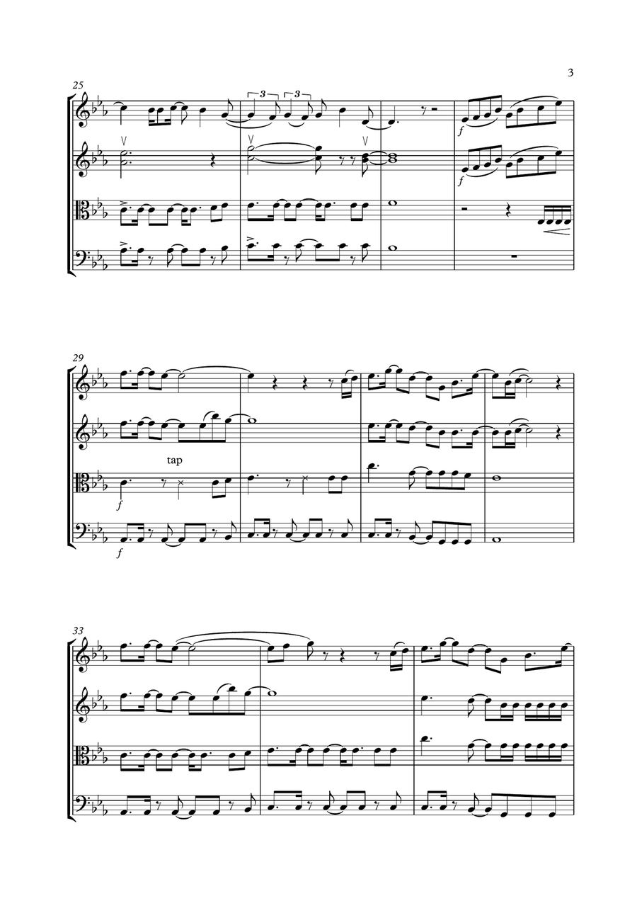 Symphony String Quartet scores gallery preview page 3