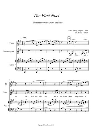 The First Noel For mezzosoprano solo, piano accompaniment and flute.