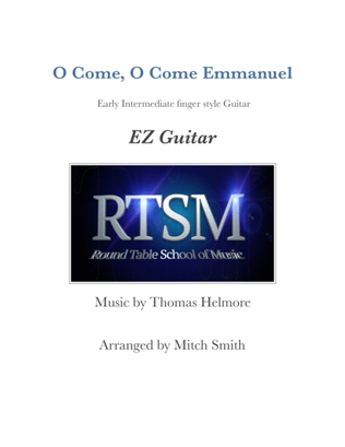 O Come, O Come Emmanuel for EZ fingerstyle guitar