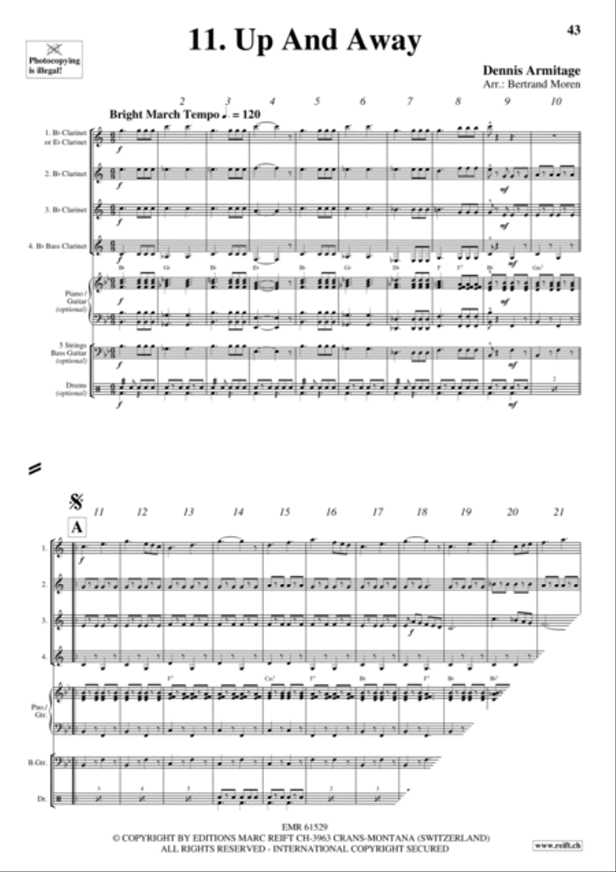 Beer Party Beer Party Clarinet Quartet scores gallery preview page 13