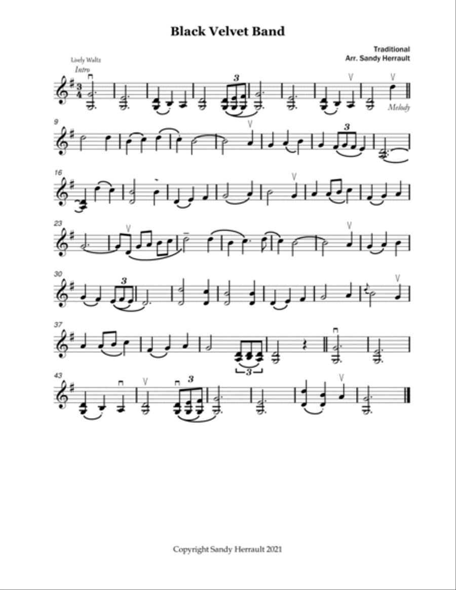 Irish Songs for Solo Violin Violin Solo scores gallery preview page 6